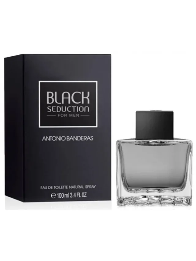 Frasco perfume Black Seduction EDT 100ml