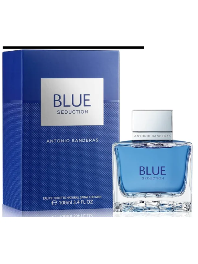 Frasco perfume Blue Seduction EDT 100ml