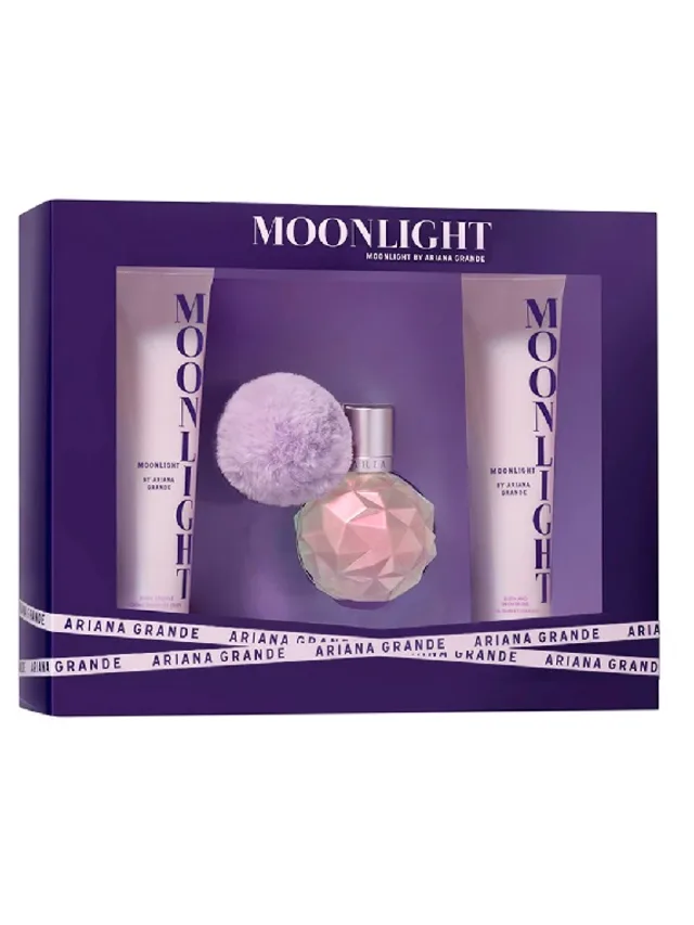 Estuche Moon Light 3pzs Crema Gel de Bano Ariana Grande
