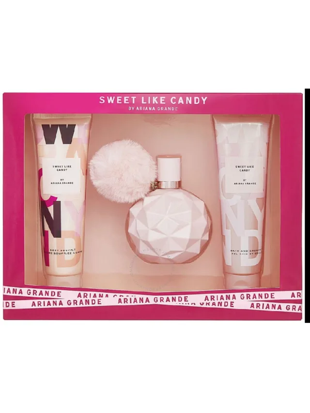 Estuche Sweet Like Candy 3pzs Crema Gel de Bano Ariana Grande