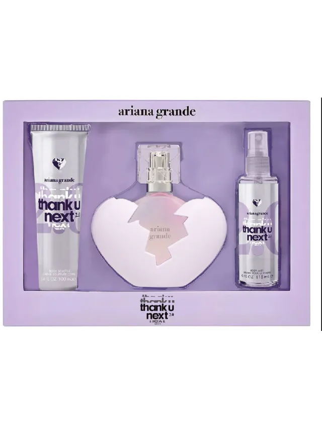 Estuche Thank You 2 0 3pzs Crema Splash Ariana Grande