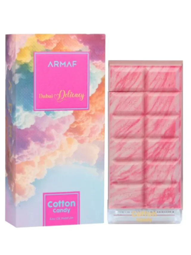 Frasco perfume Dubai Delicacy Cotton Candy EDP 100ml
