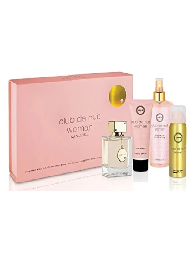Estuche Club de Nuit 4pzs Splash Crema Body Spray Armaf