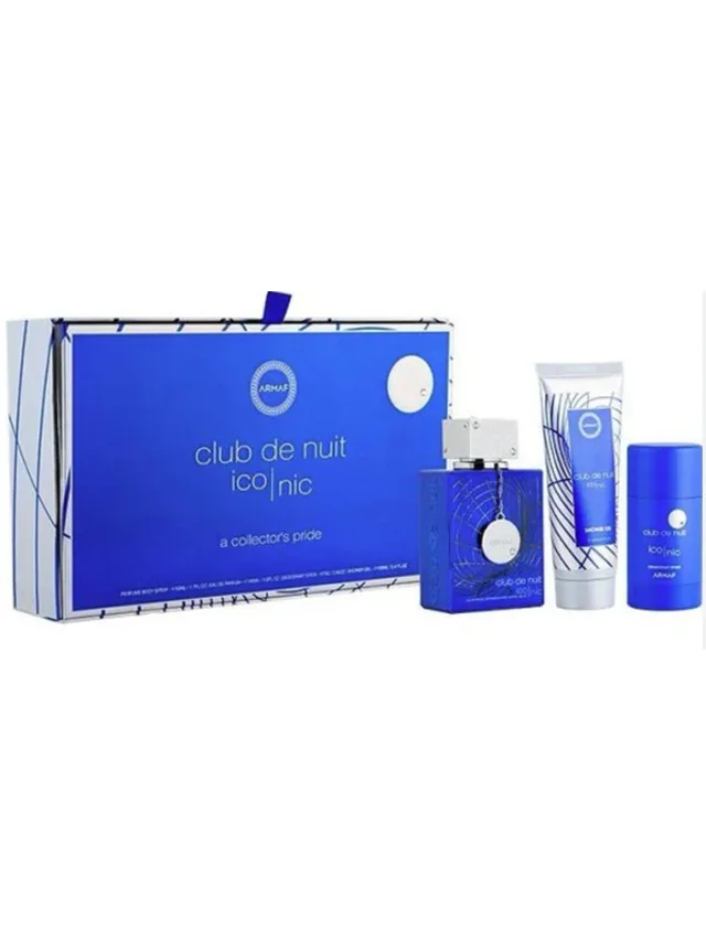Estuche Iconic 3pzs Gel de Bano Desodorante Armaf