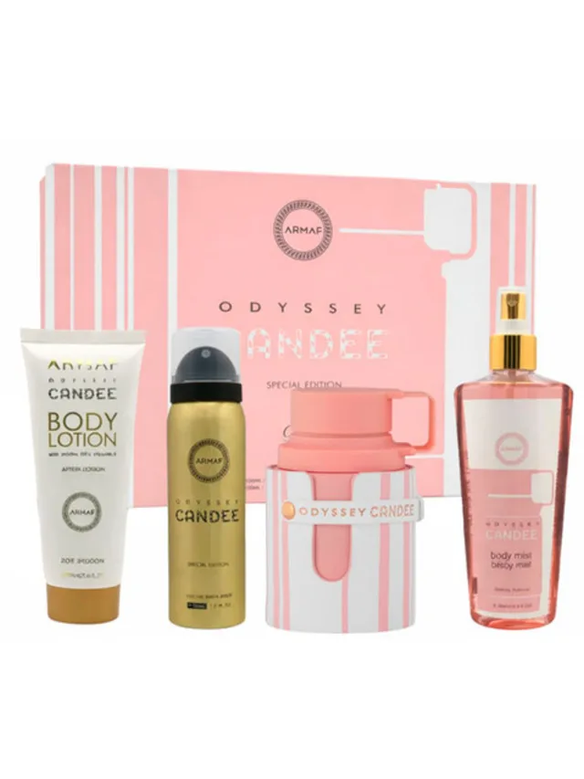 Estuche Odyssey Candee 4pzs Splash Spary Crema Armaf