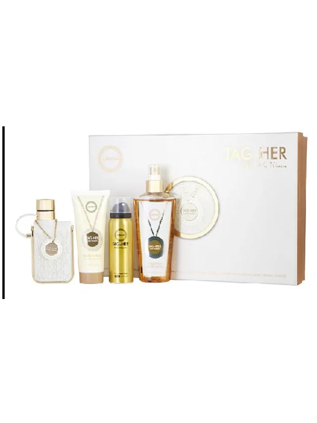Estuche Tag Her 4pzs Crema Splash Desodorante Armaf