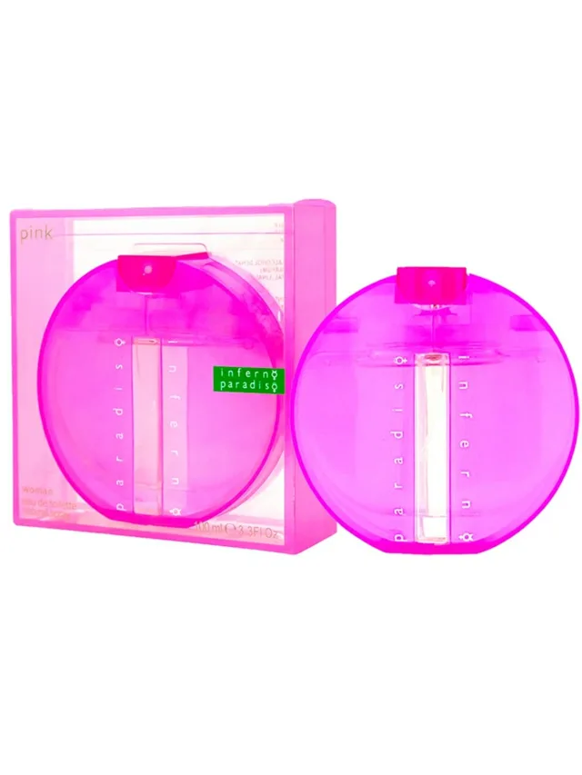 Frasco perfume Paradiso Inferno Rosa EDT 100ml