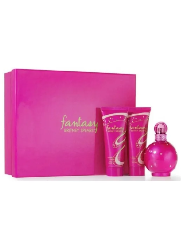 Estuche Fantasy 3pzs Crema Gel de Bano Britney Spears
