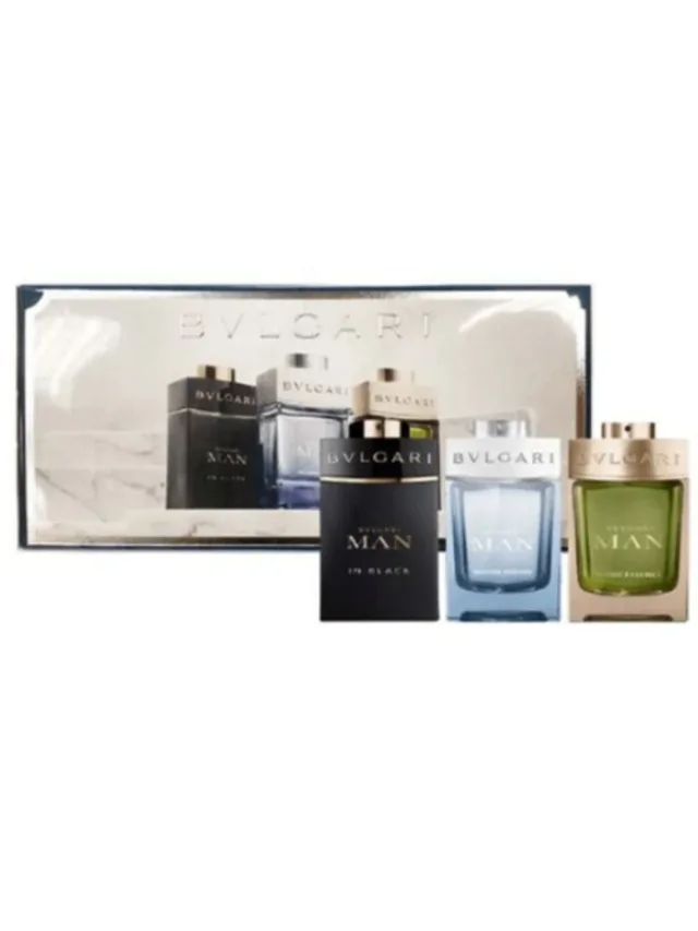 Estuche Minis 3zps C u Good Neroli Glacial Essence Man In Black Bvlgari