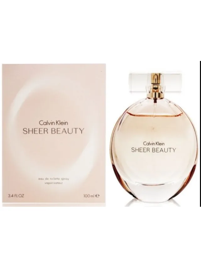 Frasco perfume Ck Sheer Beauty EDP 100ml