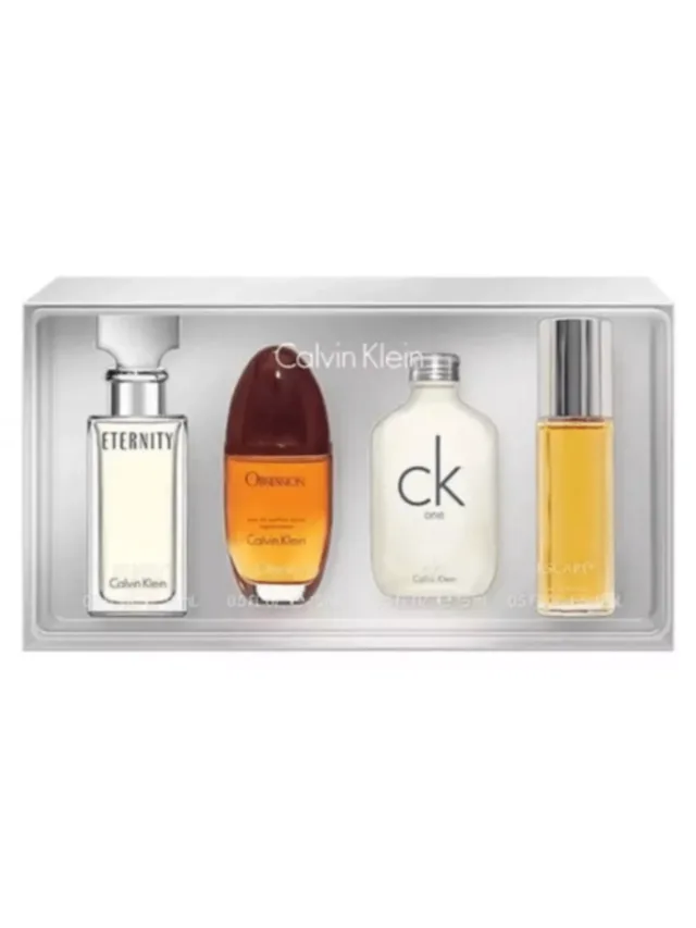 Estuche Minis 4pzs Eternity Obsession Ck One Escape Calvin Klein