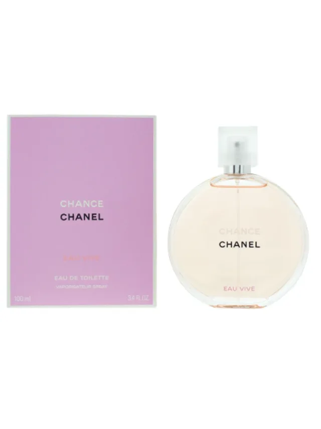 Frasco perfume Chance Eau Vive EDT 100ml
