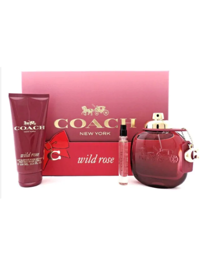 Estuche Wild Rose 3pzs 7 Crema Coach