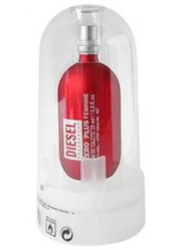 Frasco perfume Zero Plus Capsula EDT 75ml
