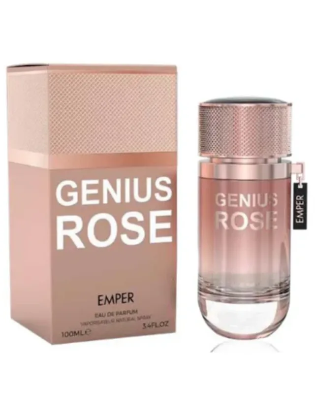 Frasco perfume Genius Rose EDP 100ml