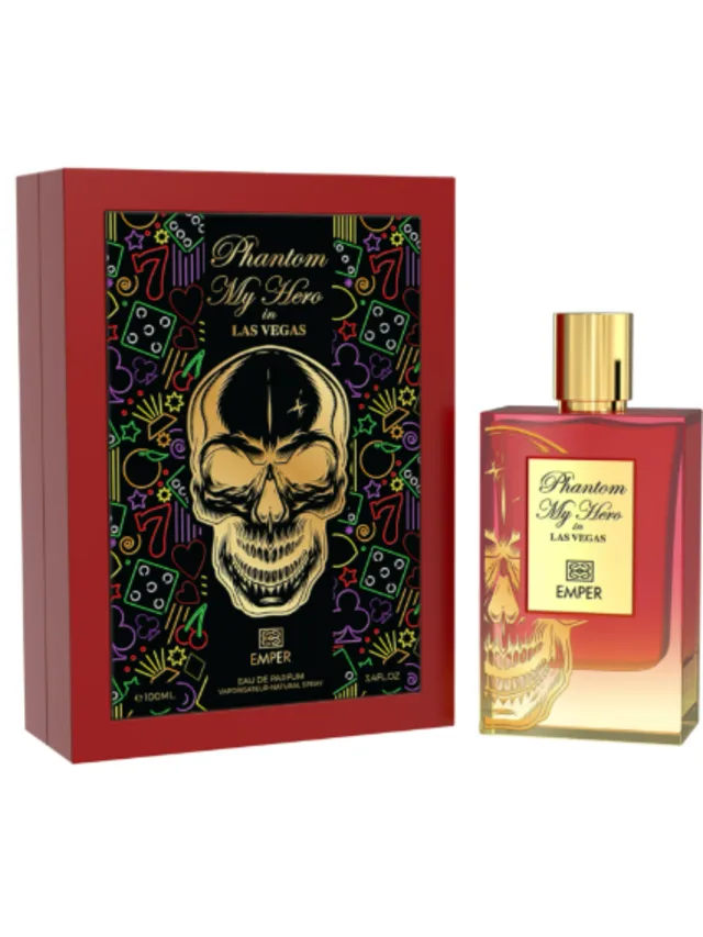 Frasco perfume Phantom My Hero In las Vegas Hombres EDP 100ml