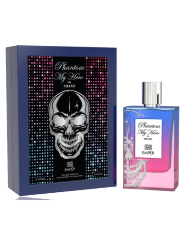 Frasco perfume Phantom My Hero In Miami Hombres EDP 100ml