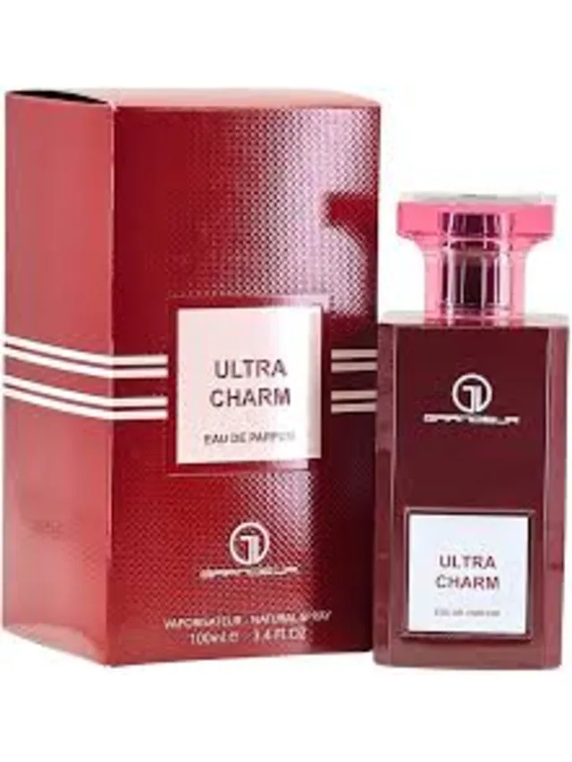 Frasco perfume Ultra Charm EDP 100ml