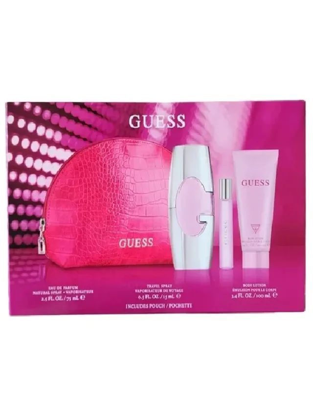 Estuche 4pzs Crema Cosmetiquera Guess