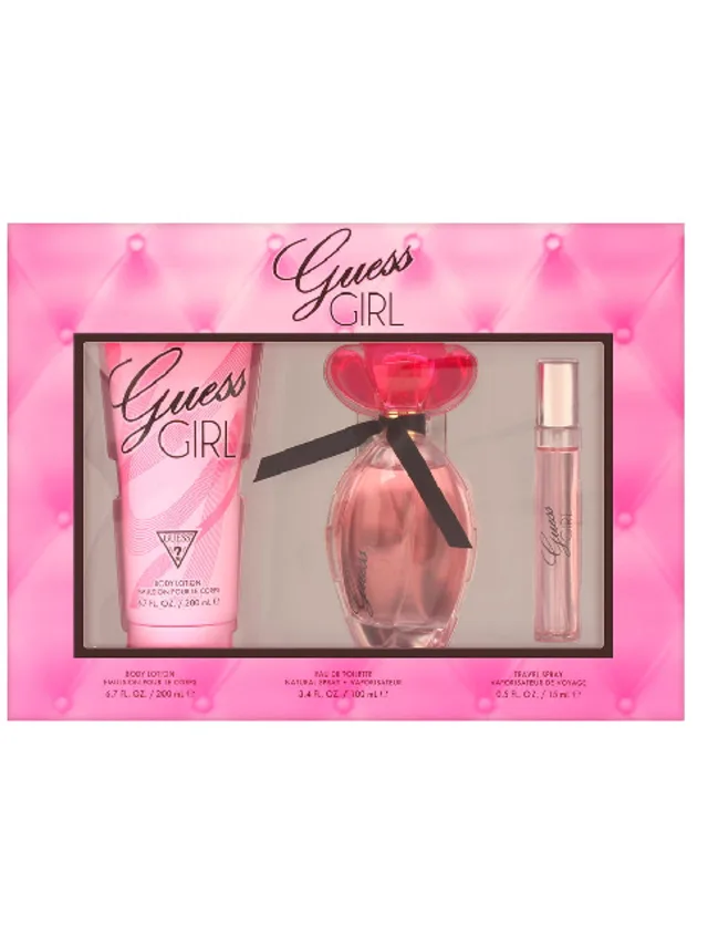 Estuche Girl 3pzs Crema Guess