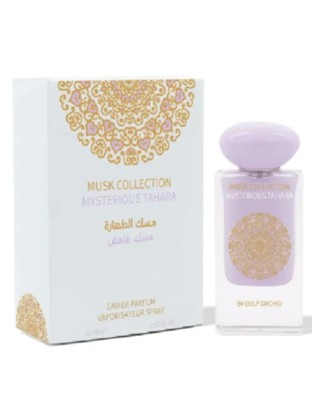 Frasco perfume Musk Collection Mysterious Tahara Orquid EDP 60ml