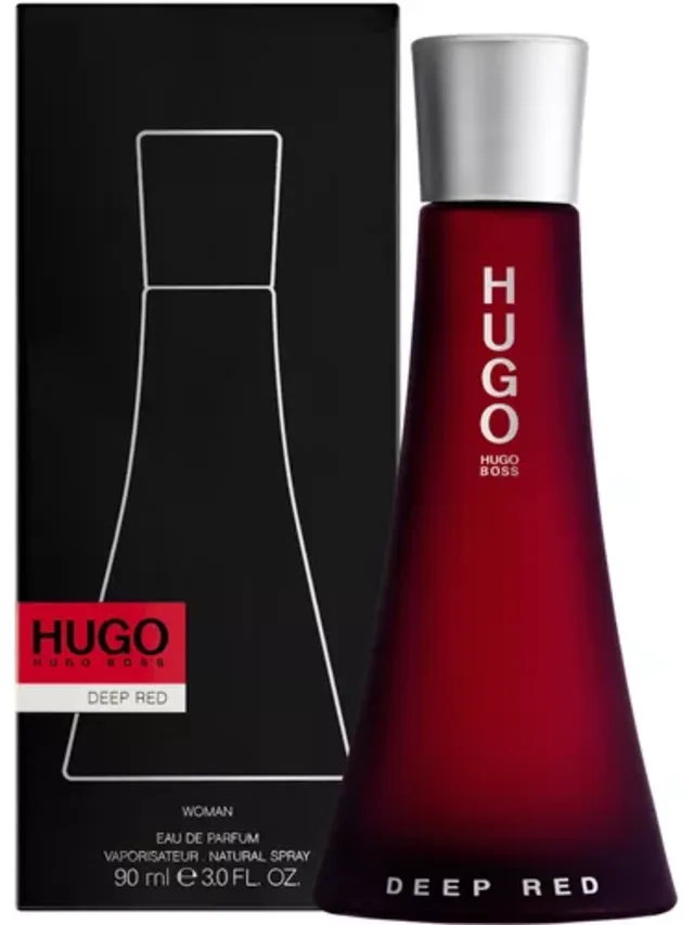 Frasco perfume Deep Red EDP 90ml
