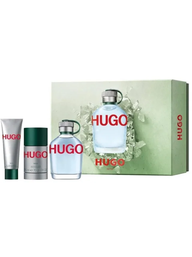 Estuche Cantimplora 3pzs Desodorante Gel de Bano Hugo Boss
