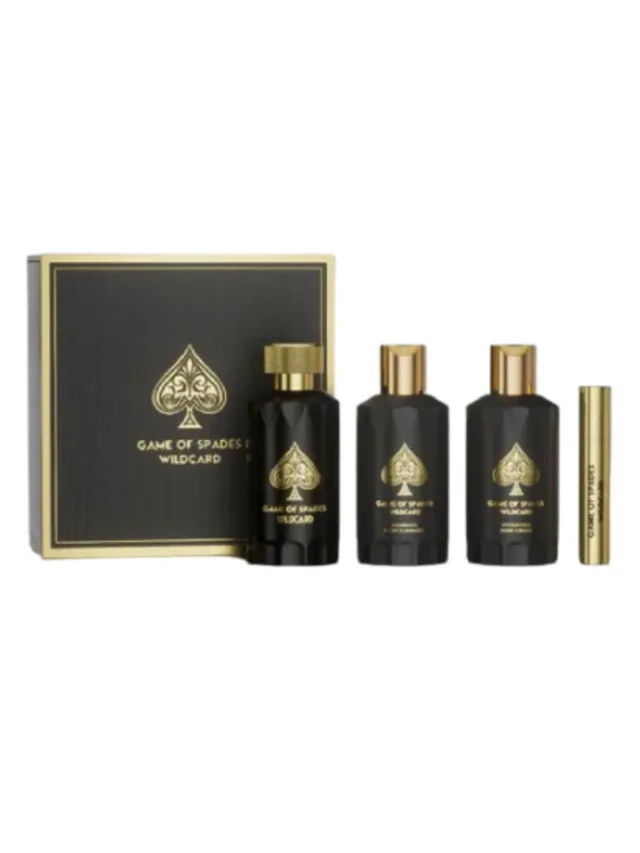 Estuche Game of Spades Wildcard 3pzs Crema Gel de Bano Jo Milano
