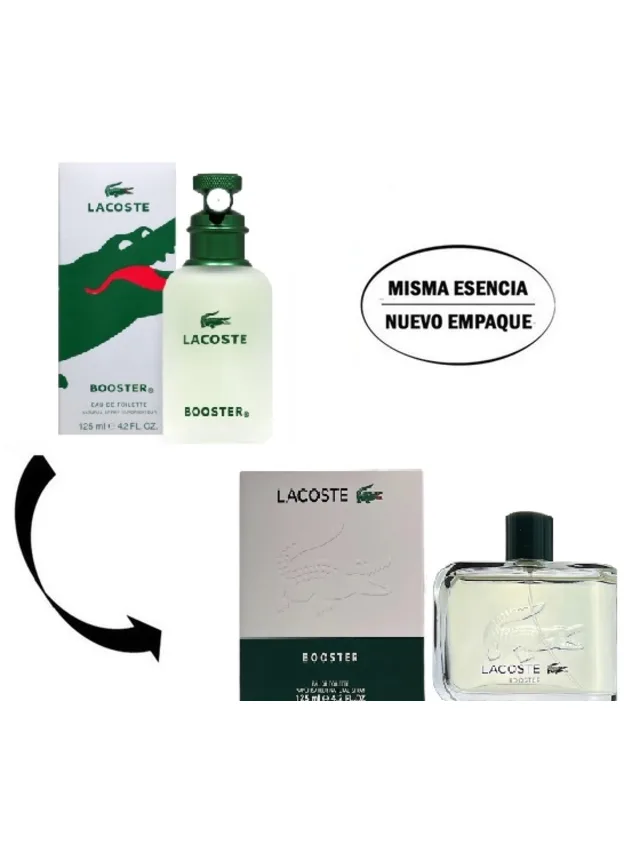 Frasco perfume Booster EDT 125ml
