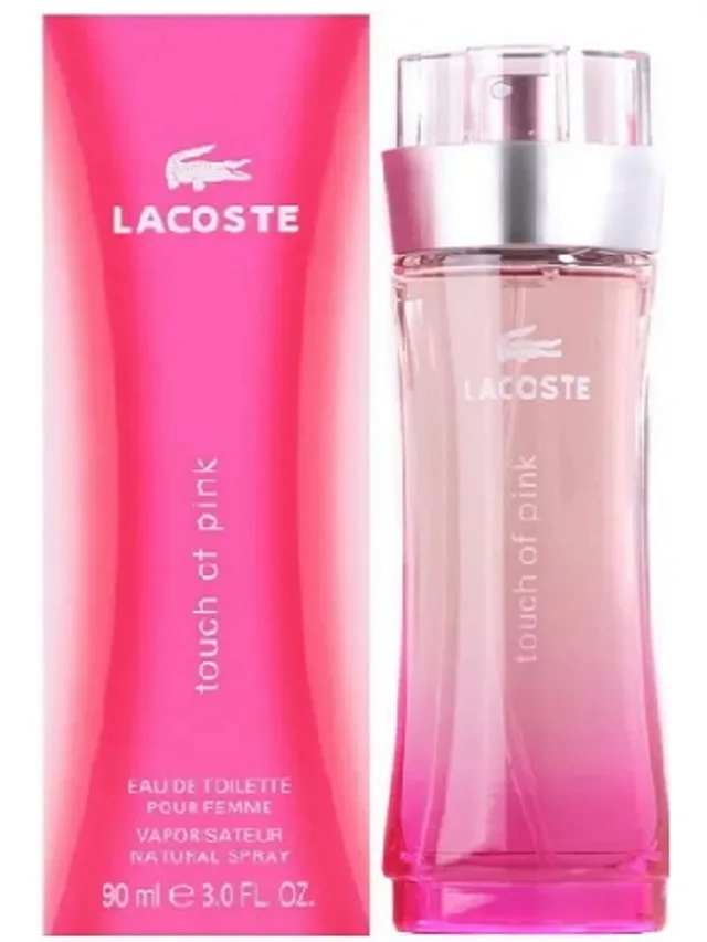 Frasco perfume Touch of Pink EDT 90ml