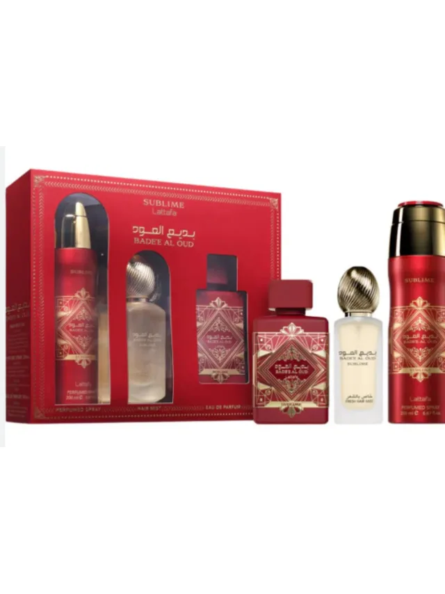 Estuche Lataffa Oud For Glory Sublime 3pzs Lattafa