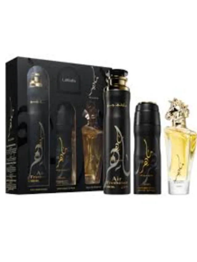 Estuche Maahir 3pzs Splash Spray Ambientador Lattafa