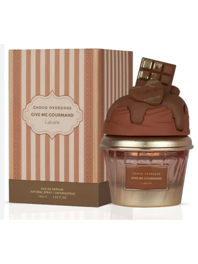 Frasco perfume Give Me Gourmand Choco Overdose EDP 75ml
