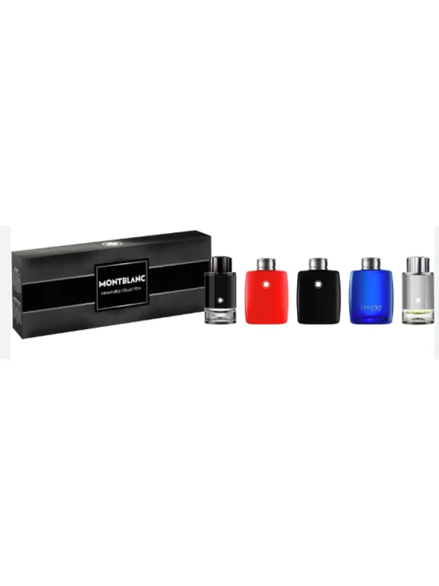 Estuche Minis Mont Blanc 5 Explorer Explorer Platinum Legend Blue Red Montblanc