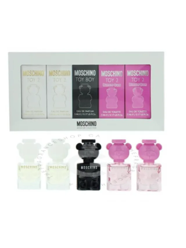 Estuche Minis 5pzs C u Toy 2 Toy Bubble Gum 2 Toy Boy Nuevo Moschino