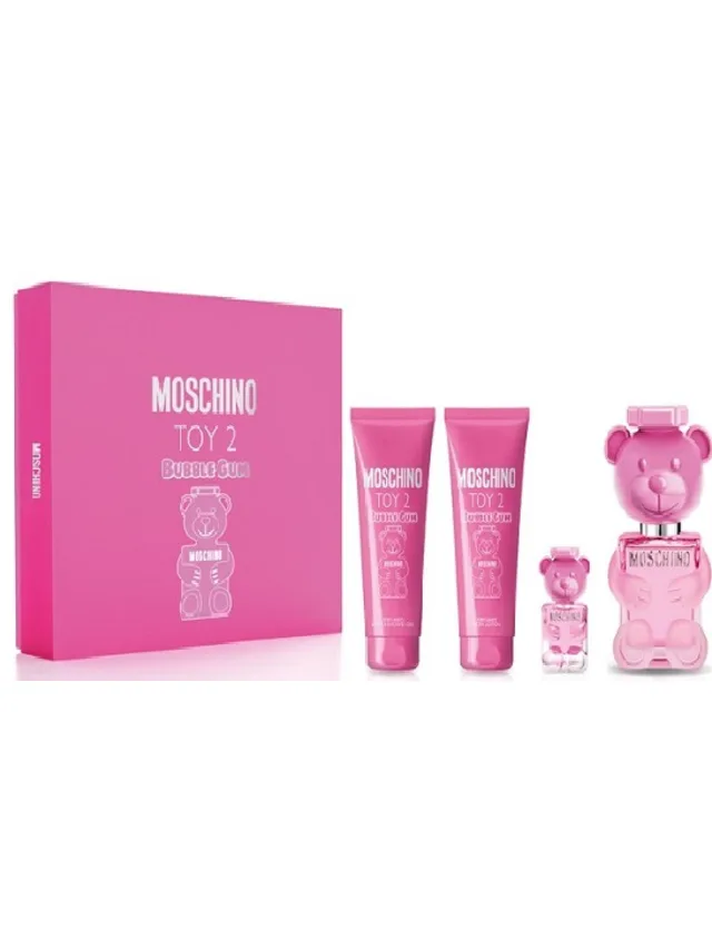 Estuche Toy 2 Bubble 4pzs Crema Gel de Bano Moschino