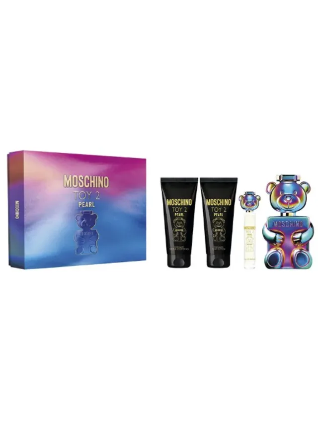 Frasco perfume Estuche Toy 2 Pearl 4pzs Crema Gel de Bano EDP 100ml