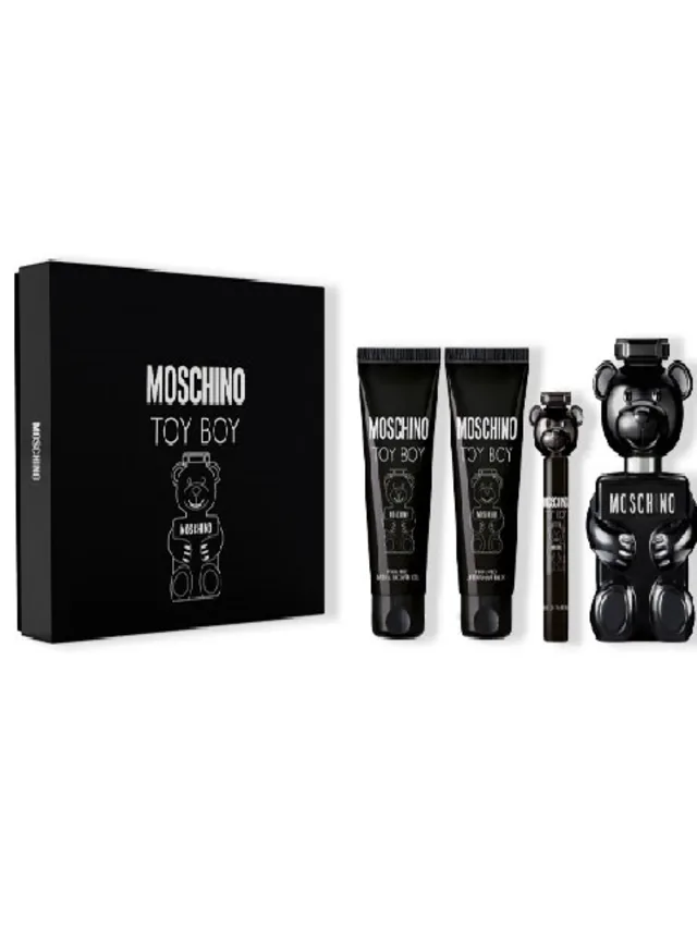 Estuche Toy Boy 4pzs 10 Ml After Shave Gel de Bano After Shave Moschino