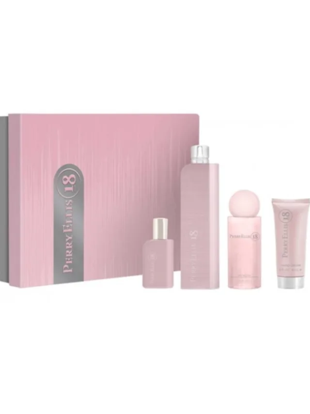 Estuche 18 4pzs Splash Crema Perry Ellis