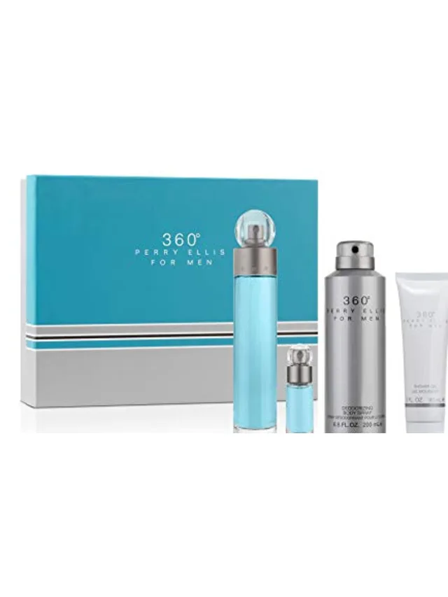 Estuche 360 4pzs 7 Crema Desodorante Perry Ellis