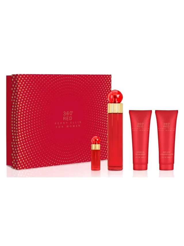 Estuche 360 Red 4 7 Gel Bano Splash Perry Ellis