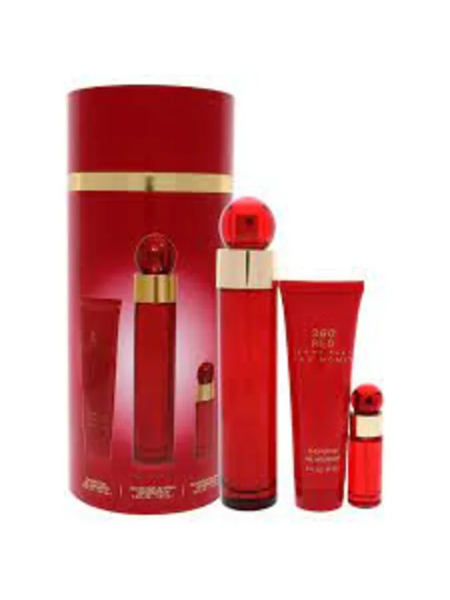 Estuche 360 Red Cilindro 3pzs100ml 7 Crema Perry Ellis