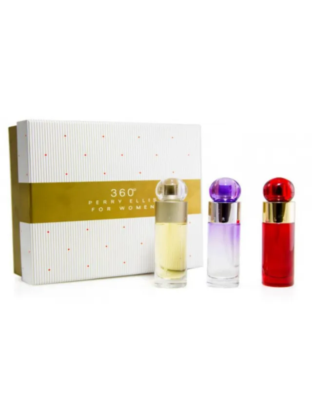 Estuche 360 Trio 3pzs 360 Trad 360 Purple 360 Cor Perry Ellis