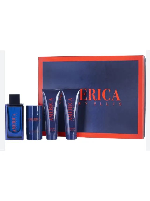 Estuche America 4pzs Gel de Bano After Shave Desodorante Perry Ellis