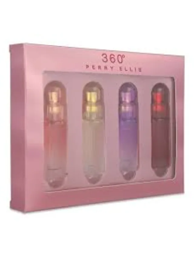 Estuche Minis 4pzs 4 360 Coral Purple Red Perry Ellis