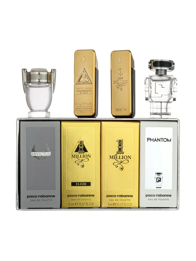 Estuche Minis 4pzs C u Phantom Invictus One Million Nuevo Paco Rabanne / Rabanne