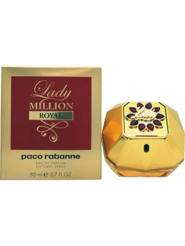 Frasco perfume Lady Million Royal EDP 80ml