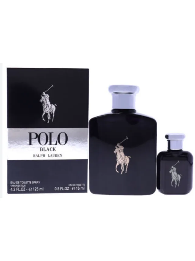 Estuche Polo Negro 2pzs Ralph Lauren