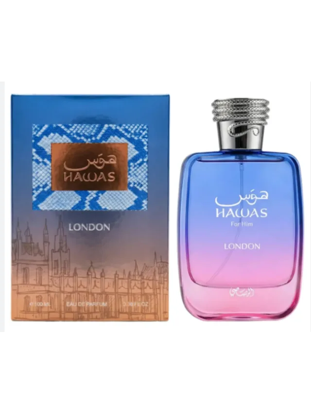 Frasco perfume Hawas London EDP 100ml