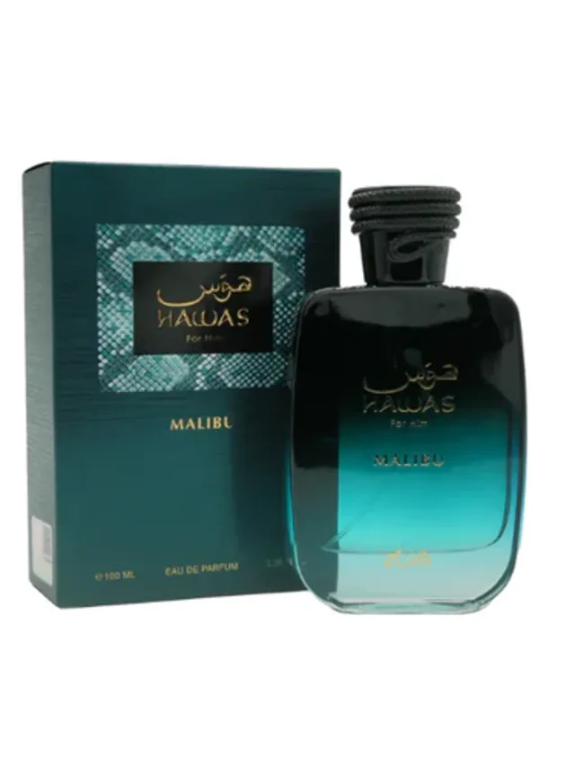 Frasco perfume Hawas Malibu EDP 100ml